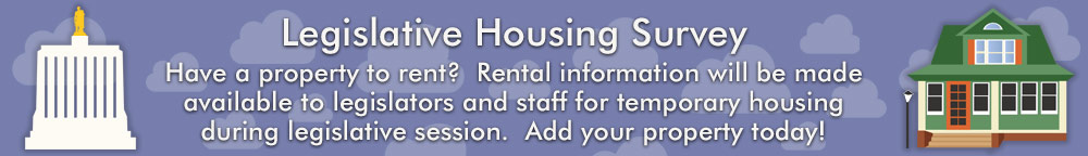 Legistlative Housing Survey - Rent to a Legislator during legislative session